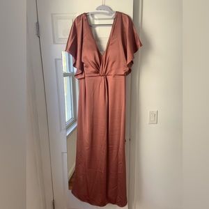 Revelry Gwen Satin Dress